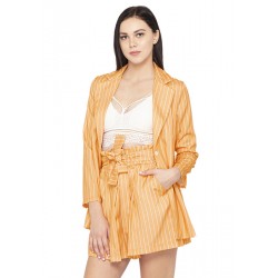 Striped Statement Blazer Skirt Set!